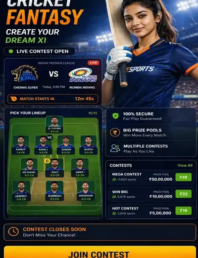 Bet813 (bet 813) fantasy cricket & matchday visual 3
